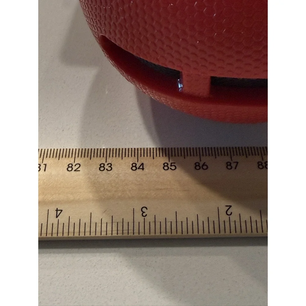 Nerf Dog Checker Crinkle Squeak Ball NF-4443 Durable Rubber Dog Toy 3.8
